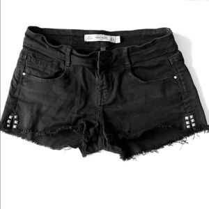 Black Jean shorts from Zara size 4